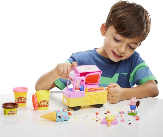 Play-Doh Peppas IJsjes Speelset - Boetseerklei - Inclusief 5 Play-Doh potjes