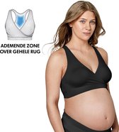 Medela Zwangerschapsbh & Voedingsbh voor de nacht zonder haakjes of clips - Maat S - Zwart