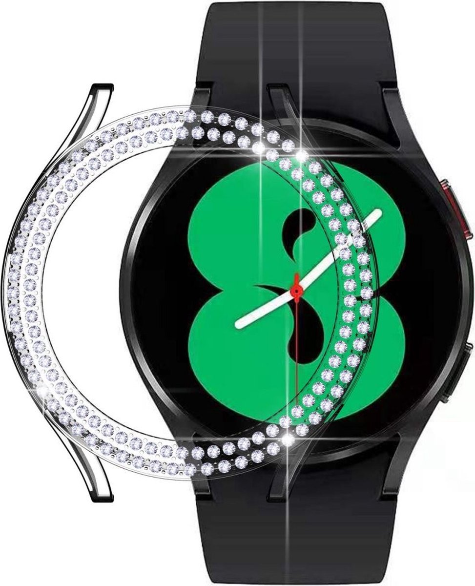 Hard Plastic Bumper Hoesje Transparant Geschikt voor Samsung Galaxy Watch 5 40MM