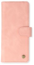 Casemania Hoesje Geschikt voor Samsung Galaxy Z Fold 4 Pale Pink - Portemonnee Book Case
