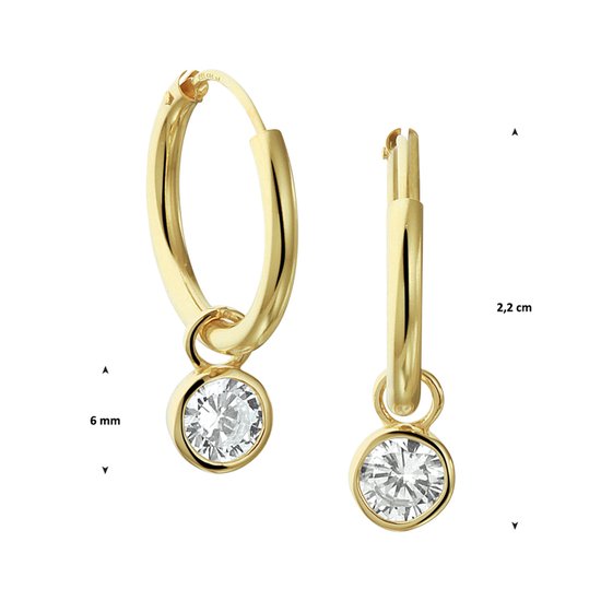 18k gouden solitair oorknoppen bezet met briljant geslepen diamant tot. 0,14ct Verkocht 18k gouden solitair oorknoppen bezet met briljant geslepen diamant tot. 0,14ct Verkocht