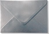 Cards & Crafts 50 Luxe enveloppen - C6 - Zilver - 110grams - 162x114mm