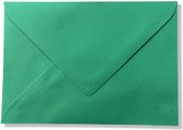 Cards & Crafts Luxe Enveloppen -  Papiergroen - 100 stuks - C6 - 162x114mm - 100grms