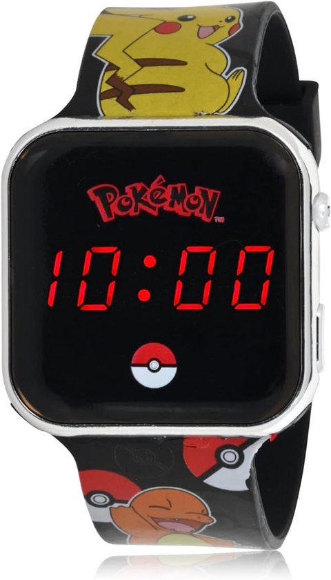 Accutime Pokémon LED Horloge - Kinderhorloge (POK4322)