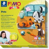 FIMO kids 8034 - ovenhardende boetseerklei - Form&Play set "Huisdieren"