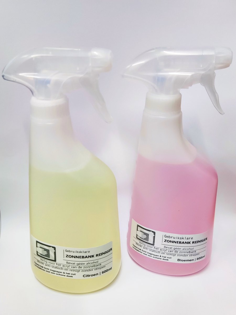 Ster Zonnebankreiniger - Gebruiksklaar - Met sprayflacon - 600ml - citroen - Ster Hygiene