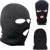 New Age Devi - Bivakmuts - Balaclava - Zwart - Onesize - 3 Gaats - Full face mask