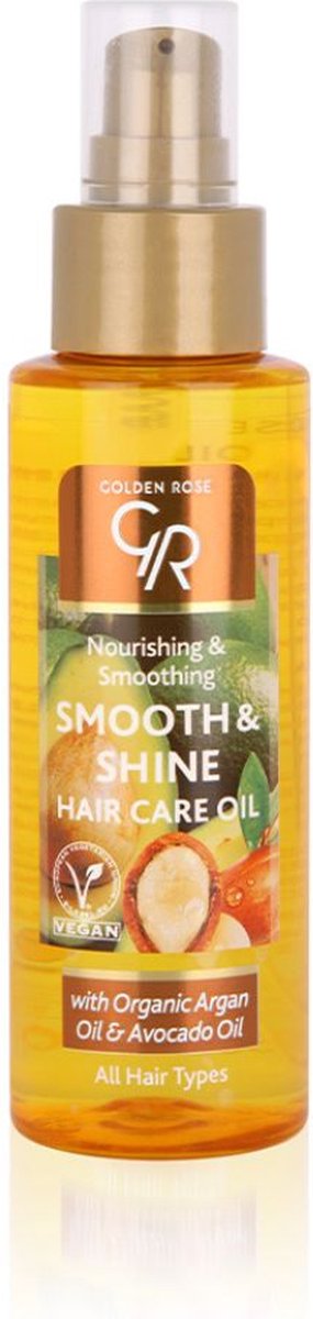 Smooth & Shine Hair Care Oil Golden Rose Serum Met Biologische Argan olie Avocado olie Krul controle