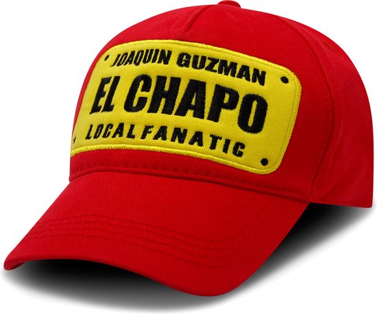 Baseball Cap Heren - EL CHAPO - Rood