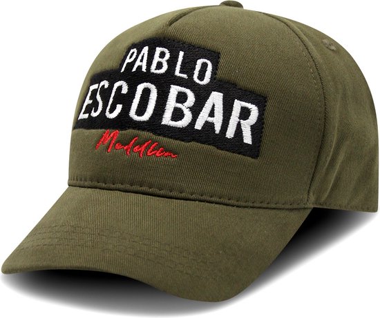 Baseball Cap Heren - Pablo Escobar - Groen