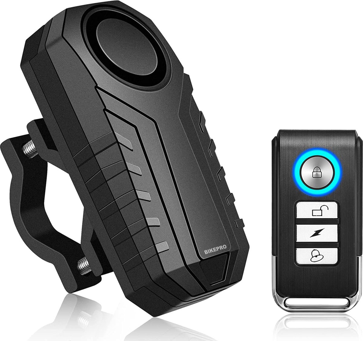 BikePro Fietsalarm met afstandsbediening en Montage set Tot 113dB