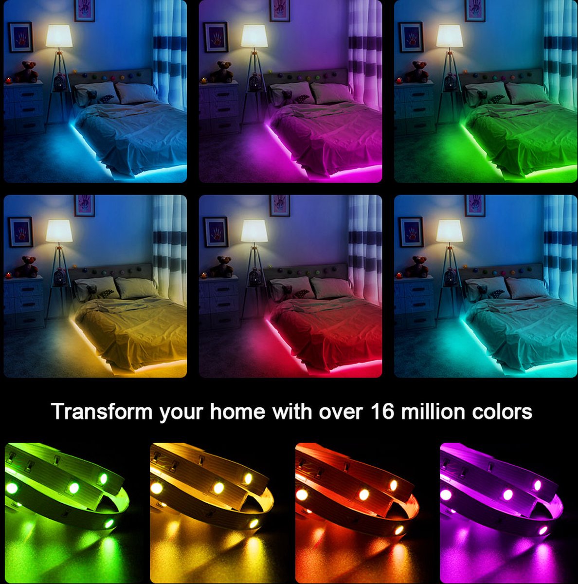 Cefrank 4 stks onder kast led lichtbalken, glas vitrineverlichting