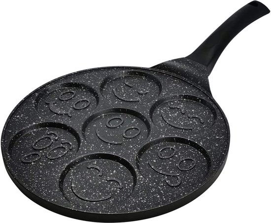 Orion Group Orion Oogpan, Diameter 27 Cm, Spiegelei-pan Voor 7 Eieren Pannenkoekenpan Voor Gas Voor Inductie Met Anti Aanbaklaag