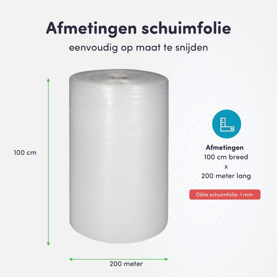 LOGIC PACK PE Schuimfolie op rol voor verpakking 3 mm 50 m² te