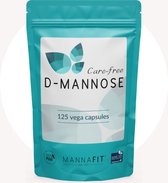 Care-free D-mannose - 125 vega capsules - 400mg pure D-mannose per capsule