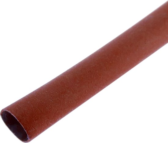 2 m Accu-krimpkous, pvc, van 20 mm tot 200 mm, platte maat, kleur naar keuze, kleur: rood, maat: 70 mm