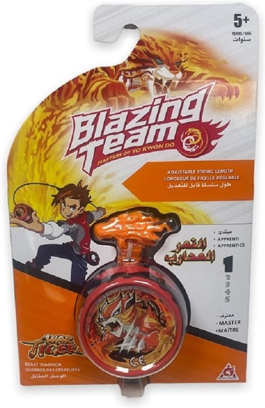 BLAZING TEAM Yoyo Creature Warrior Level 1 War Tiger