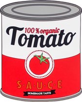 Balvi Onderzetter Magnetisch Tomato Sauce Siliconen Rood/wit