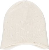 Bold Bamboo kinder muts Hári - Kind 4-7 jaar - 100% organisch bamboe - Knit beanie - Gebroken Wit