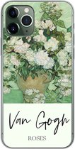 Geschikt voor iPhone 11 Pro hoesje - Schilderij - Bloemen - Van Gogh - Siliconen Telefoonhoesje