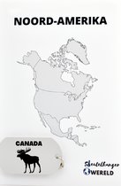 Canada Sleutelhanger inclusief kaart – Canada cadeau – beste land- Leuk kado voor je Vriend om te geven - 2.9 x 5.4CM
