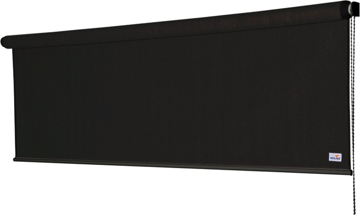 Bol.com Rolgordijn b296l240cm zwart aanbieding
