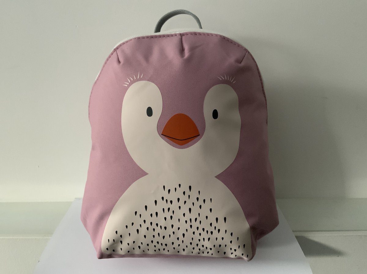 Tiny Backpack penguin rose