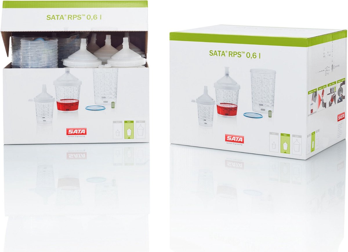 SATA RPS Systeem 0,6 liter - 125 micron