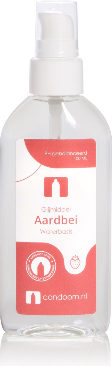Goedkoopste Condoom.nl - Glijmiddel Aardbei - 100ml