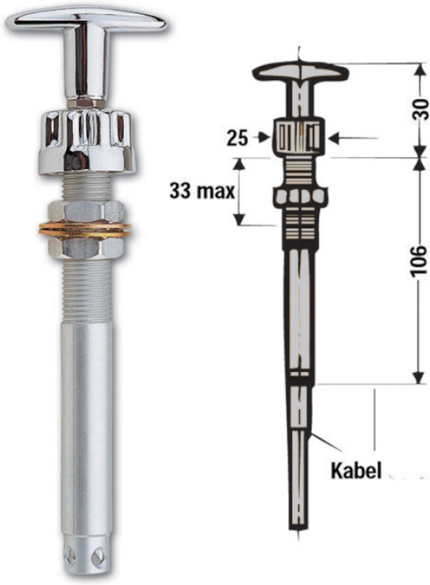 Maxflex eenhendelbediening SD control 33C