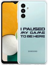 Hoesje geschikt voor Samsung Galaxy A13 5G Paused Games