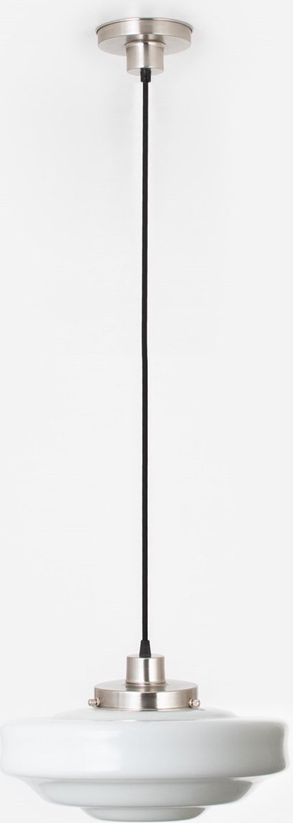 Art Deco Trade - Hanglamp aan snoer Siegfried 20's Matnikkel