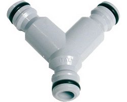 Talen Tools - Tuinslang Y-vertakking - 3 nippels - pvc