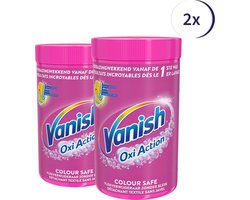 Vanish Oxi Action Colour Safe Base Poeder - Voor Witte & Gekleurde Was - 1.5 kg x2