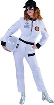 Magic By Freddy's - Science Fiction & Space Kostuum - Gaan Als Een Raket Astronaut - Vrouw - Wit / Beige - XL - Carnavalskleding - Verkleedkleding