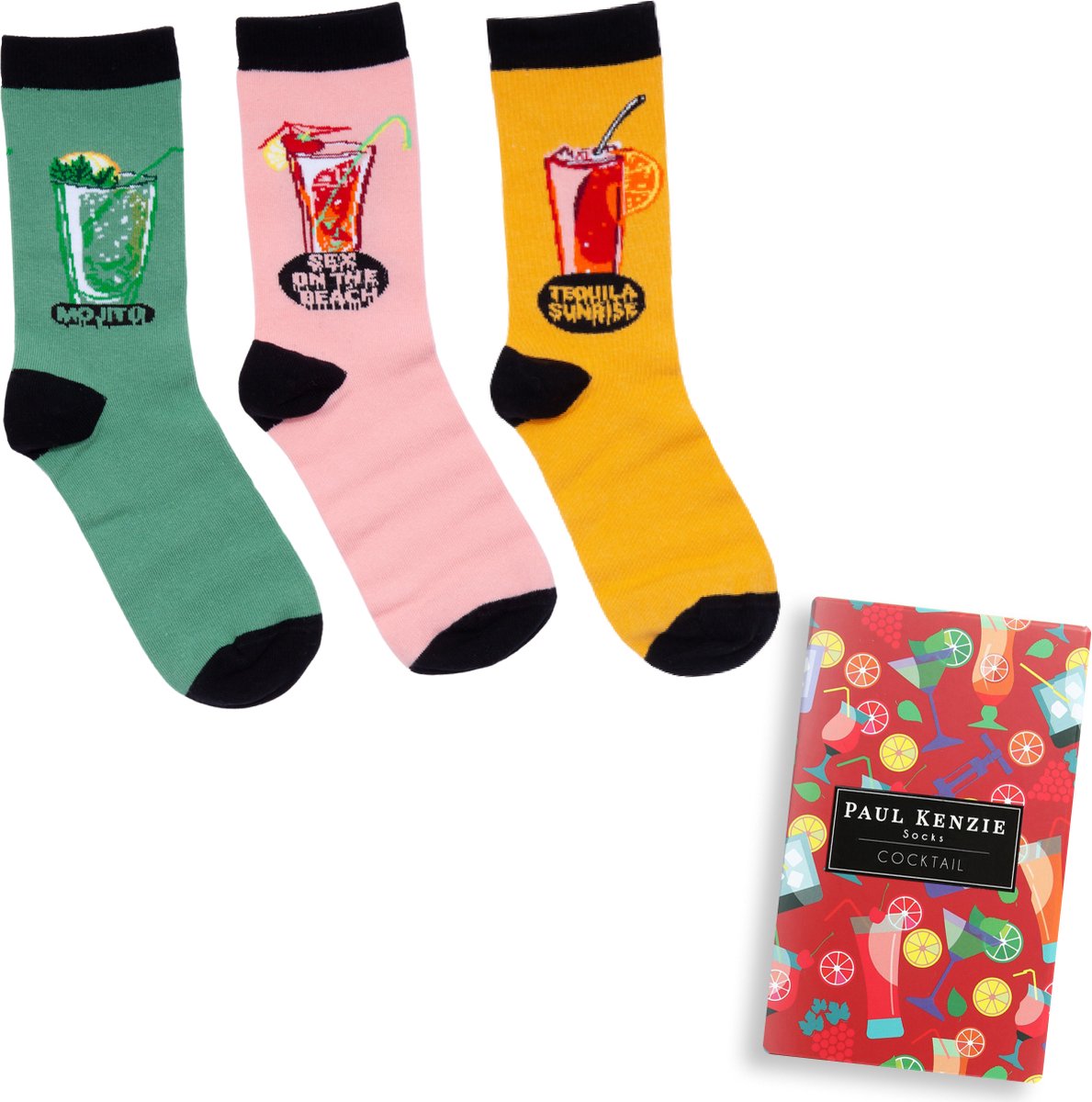 Cocktail Socks Giftset 3-pack