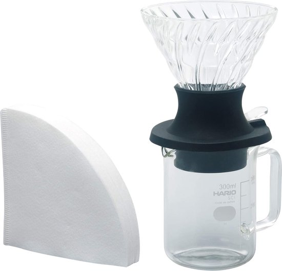 Hario V60-02 Set de serveur de goutteurs de Coffee avec Switch à immersion