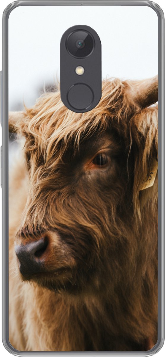 Telefoonhoesje Geschikt voor Xiaomi Geschikt voor Redmi 5 hoesje - Schotse Hooglander - Dieren - Horens - Siliconen Telefoonhoesje Telefoonhoesje