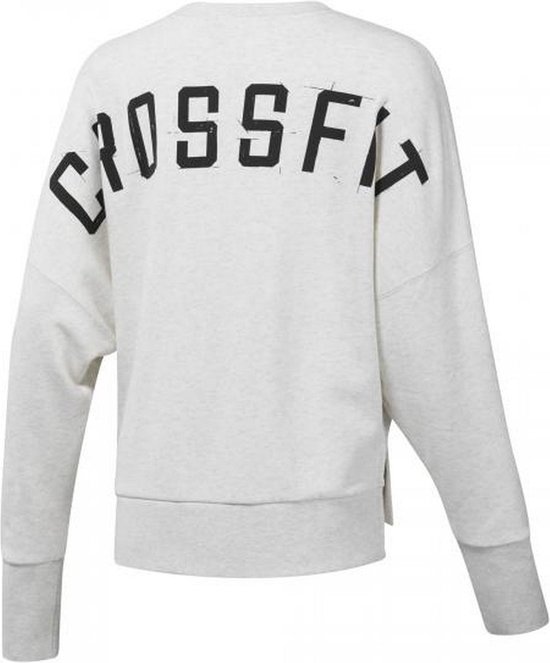RUIRUILICO Bijgesneden sweatshirt voor vrouwen schattig hart bedrukte trui dames ronde hals lange mouw tops baggy losse pasvorm pullover top tiener meisjes casual effen sweatshirts, Beige, XL
