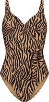 Beachlife Soft Zebra Dames Badpak - Maat 40 (Cupmaat B)