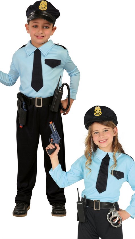 Onbevredigend doorboren Bedoel Guirca - Politie & Detective Kostuum - Aardige Oom Agent - Jongen - blauw -  10 - 12... | bol.com