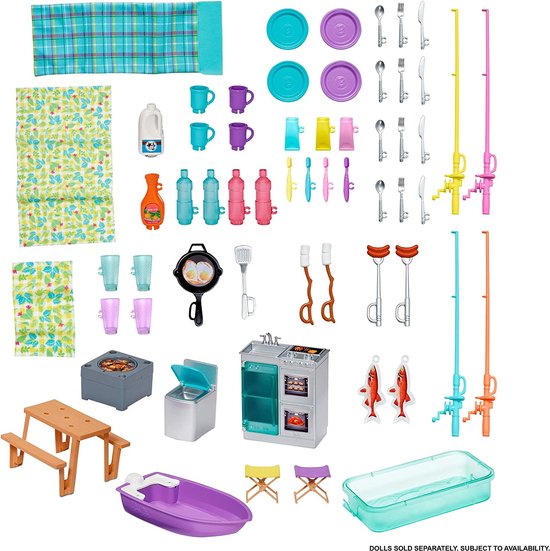 Barbie 3-in-1 Super Abenteuer-Camper Wohnmobil mit Zubehör (Gebraucht) in Zürich für CHF 20