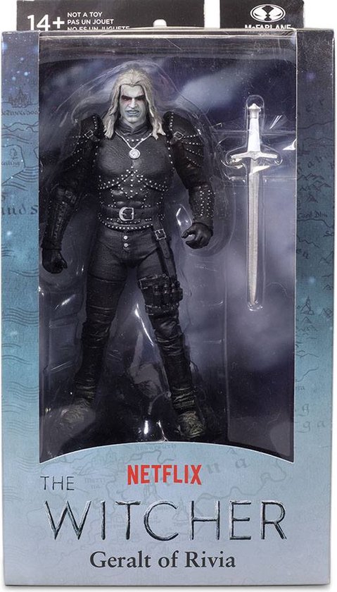 McFarlane Actionfigur Geralt Of Rivia – 18 Cm, Basierend Auf The Witcher Netflix Season 2 | Mit 22 Gelenken