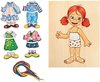 Afbeelding van het spelletje Woody Aankleed Meisjespuzzel Set | Rijgen | Motorische Ontwikkeling Speelgoed | Educatieve Speelgoed | Kleding Herkennen Speelgoed | Aankleed set Speelgoed | Rijgen Met Kledingstukken Meisjes | Leerspel | Kledingset