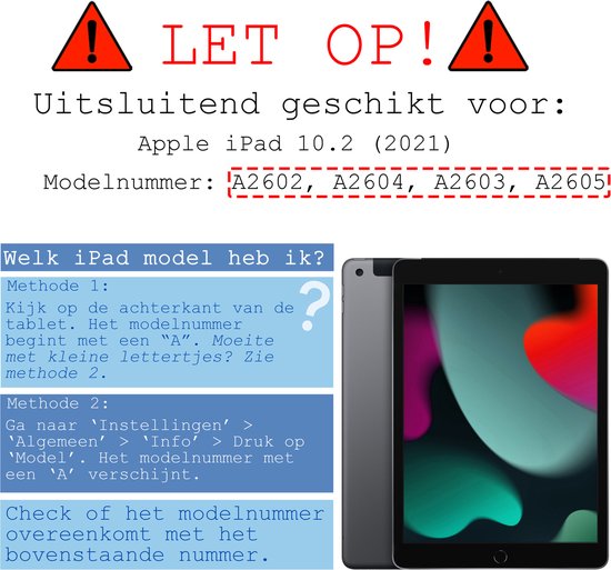 iPad 10.2 2021 Hoes Toetsenbord Hoesje Keyboard Case Cover - Zwart | bol.com