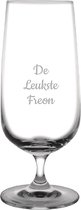 Gegraveerde bierglas op voet 41cl De Leukste Freon