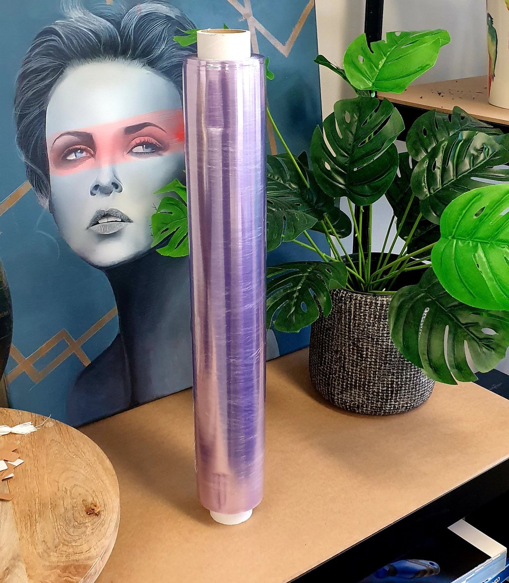 45cm x 300 meter rollen XL Professionele Transparante Vershoudfolie - Huishoudfolie - Keukenfolie - Wikkelfolie - Cateringfolie - Afdekfolie - Tattoofolie - Inpakfolie - Folierol - Bewaarfolie - Foil - Voor in de keuken & voor de professional
