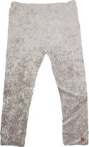 Broek velours zand