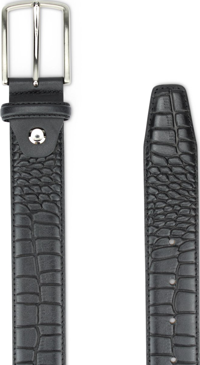 Men of Global Belts - 1361-01 - Black -35mm - 120 cm
