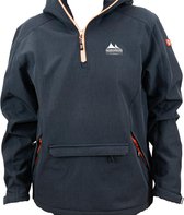 Nordberg Men's Softshell Jacket Anorak - Donker Blauw - Maat XL